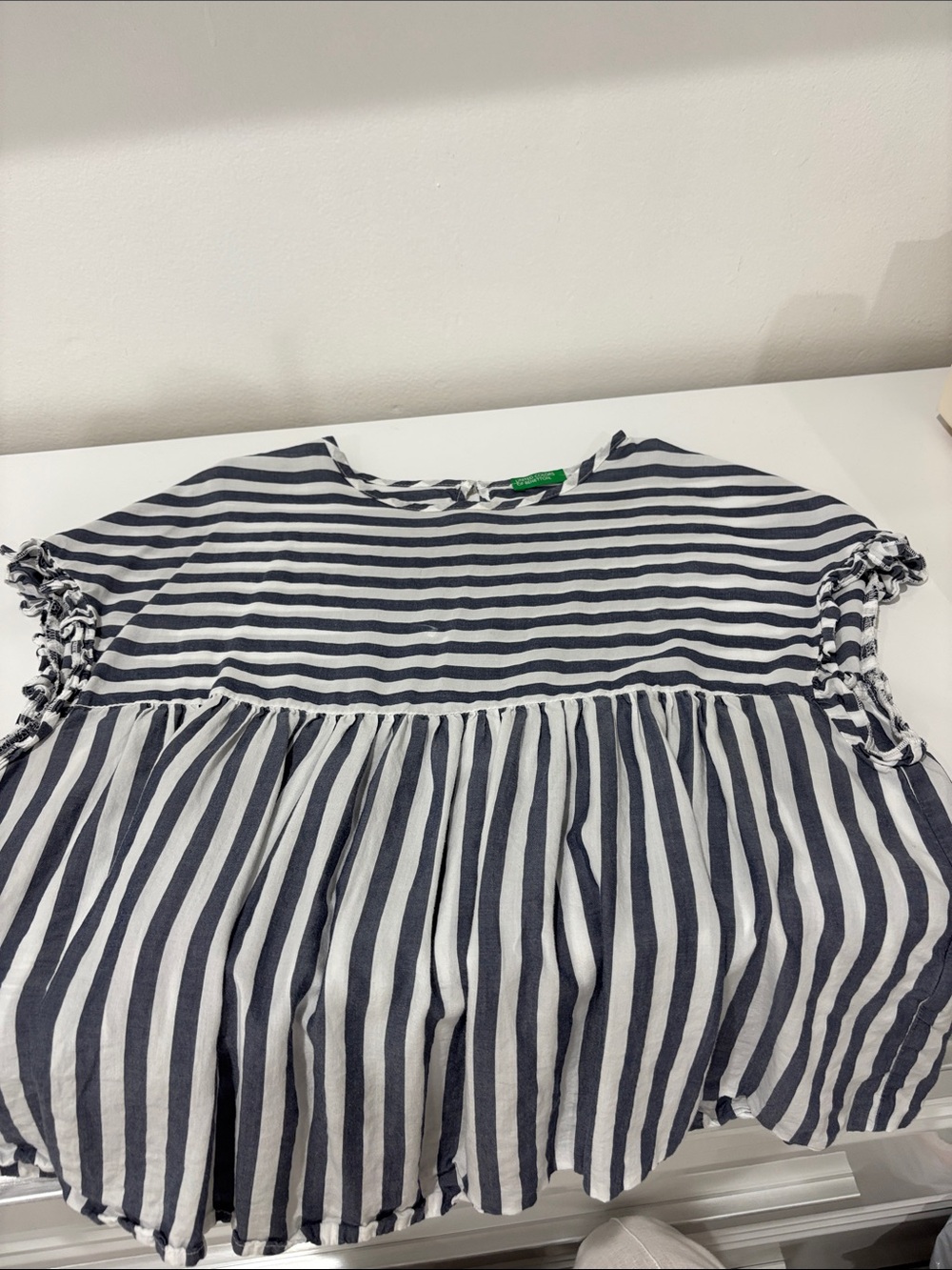Striped Navy & White Women’s Top - Classic Summer Tee
